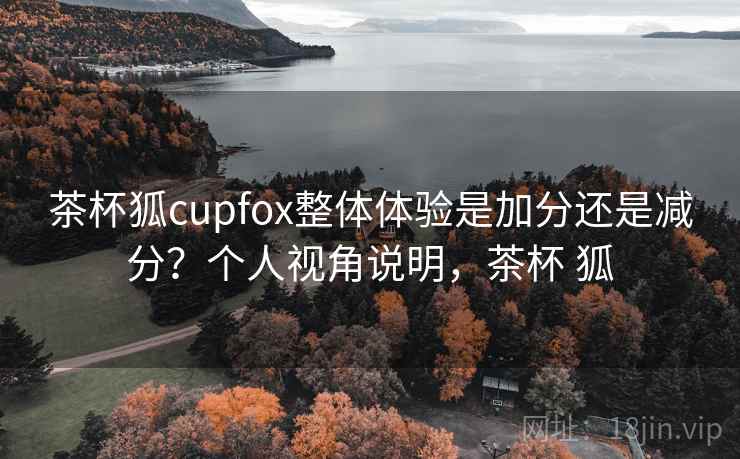 茶杯狐cupfox整体体验是加分还是减分?个人视角说明,茶杯 狐 茶杯狐cupfox整体体验是加分还是减分?个人视角说明,茶杯 狐