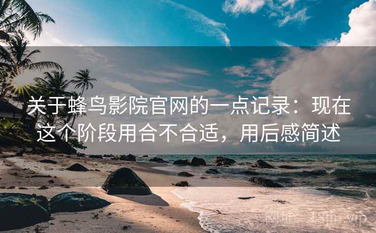 关于蜂鸟影院官网的一点记录：现在这个阶段用合不合适，用后感简述